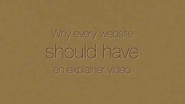 Why Website Explainer Video