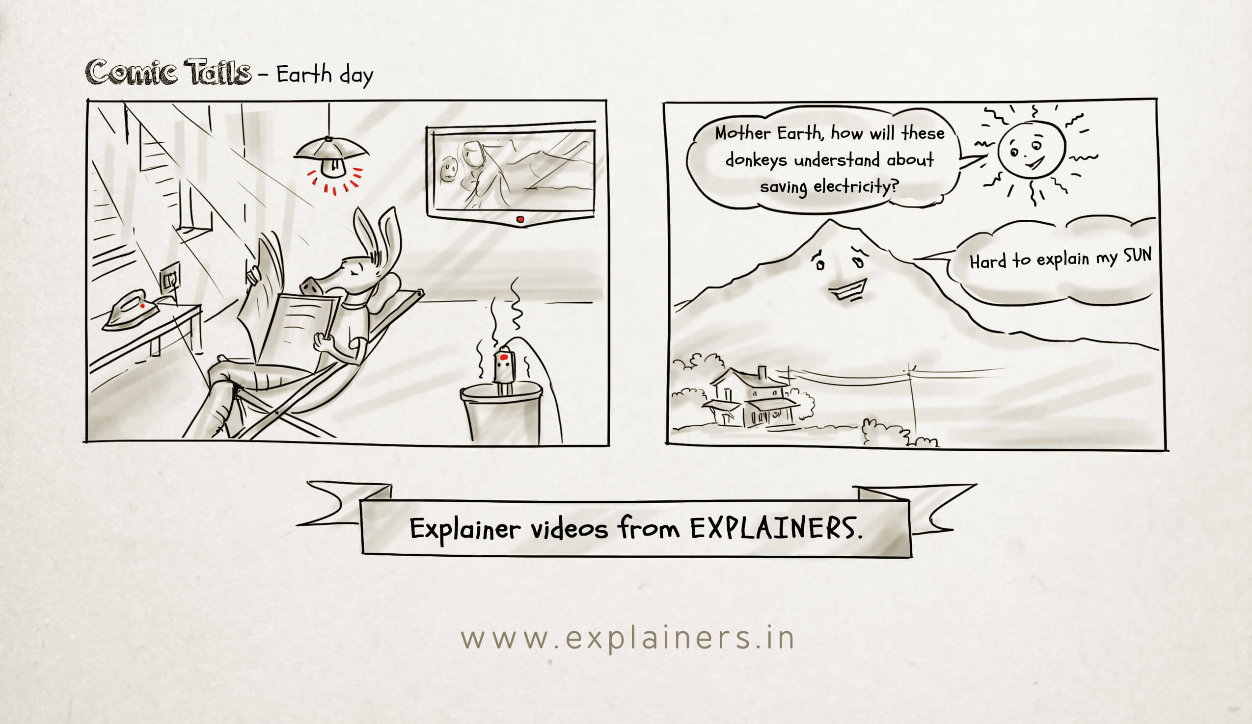 Comic Tails, Earth Day, Explainers